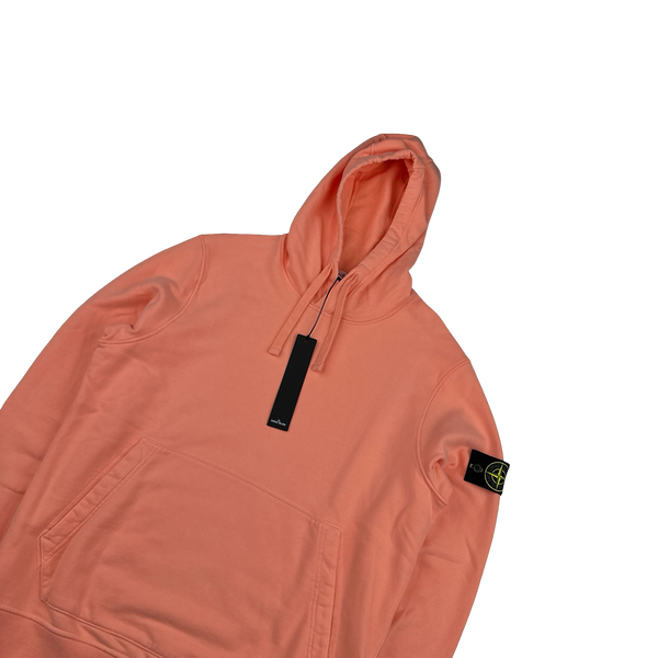 Stone Island 2022 Coral Pullover Cotton Hoodie - Large