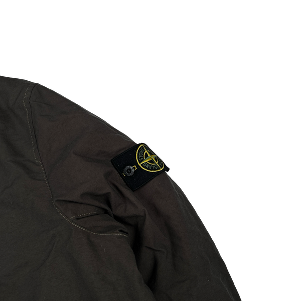Stone Island 2011  Brown Reps Nylon-R Zipped Bomber Jacket - XXL