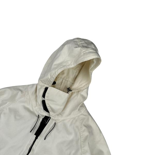 Stone Island 2006 Cream Cotton Parachute Style Jacket - Medium