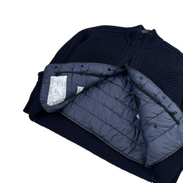 Stone Island 2023 Pure Wool President Knit Dutch Rope Lined Jumper - Large