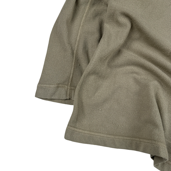 Stone Island Vintage 1999 Tan Wide Neck Pullover Sweater - Large