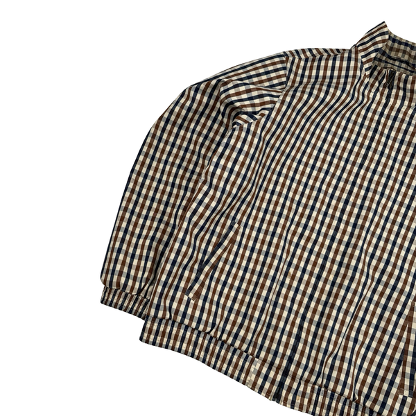 Aquascutum X Supreme Classic Checked Spellout Jacket - Large