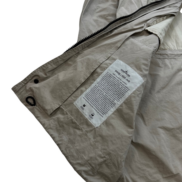 Stone Island 2012 Beige David Light OVD Field Jacket - Large