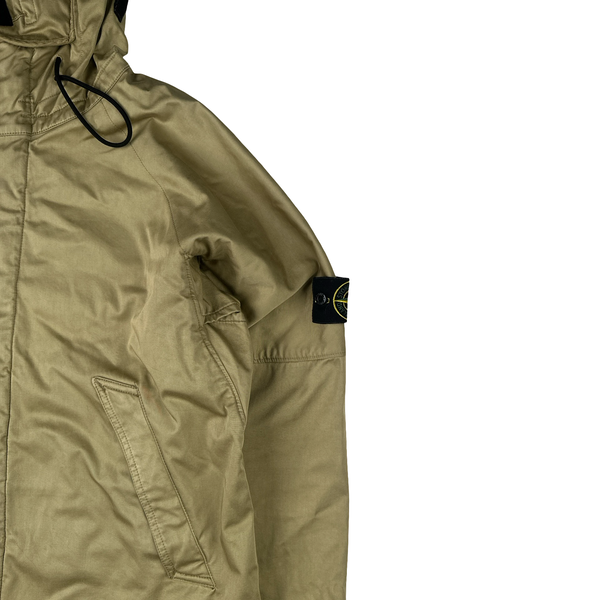 Stone Island 2004 Beige Raso Floccato Riot Mask Sniper Jacket - Medium