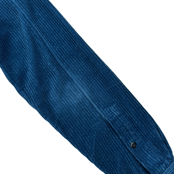 Stone Island AW2020 Blue Jumbo Cord Shirt - Medium