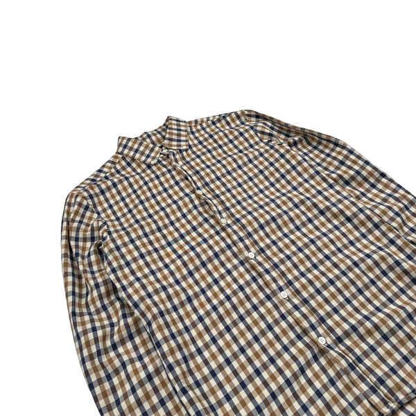 Aquascutum Classic Nova Checked Shirt - Small