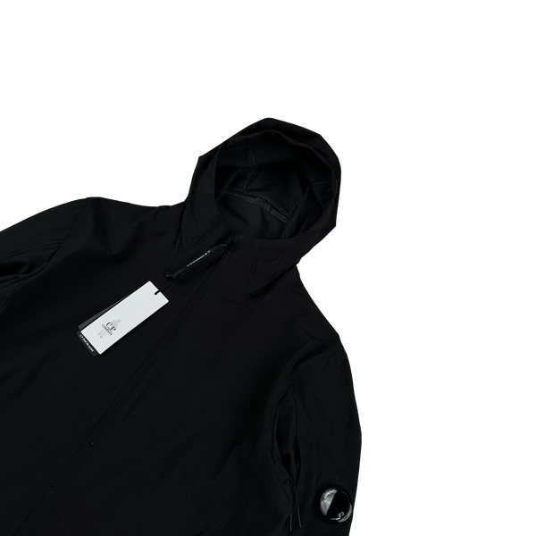 CP Company Black Fleece Lined Soft Shell Jacket - XXL
