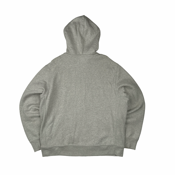 Ralph Lauren Grey Thick Cotton Zipped Hoodie - XL