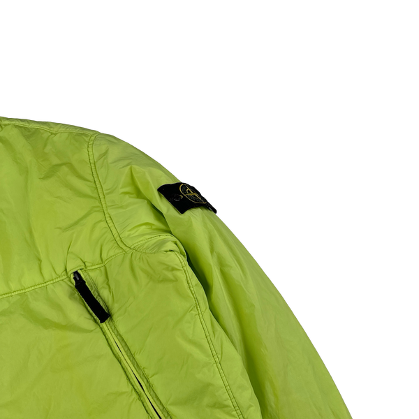 Stone Island 2019 Green Crinkle Reps Padded Jacket - XL
