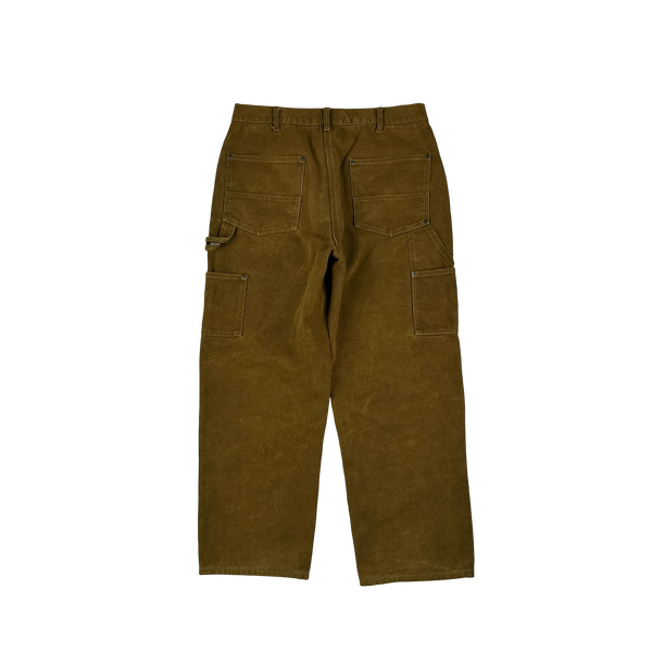 Supreme Sepia Brown Double Knee Carpenter Cargo Trousers - 32