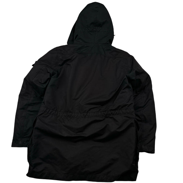 Stone Island 2010 Black David TC Down Lined Parka Jacket - Large