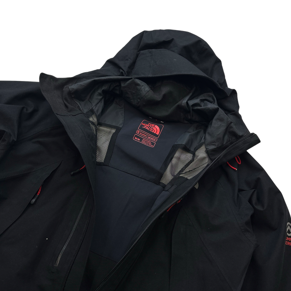 North Face Summit Series Black Waterproof Hooded Jacket - Medium
