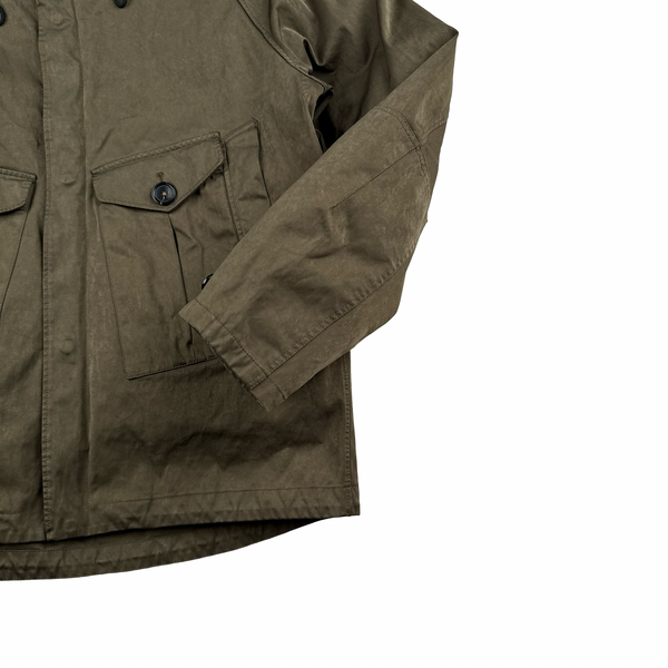 Ten C Khaki Multi Pocket Tempest Anorak Down Lined 2 in 1 Jacket - XL