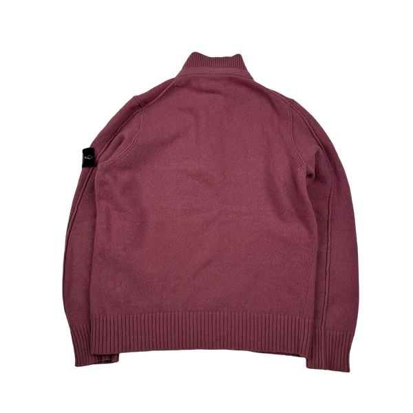 Stone Island 2014 Pink Knitted Pullover Jumper - Large