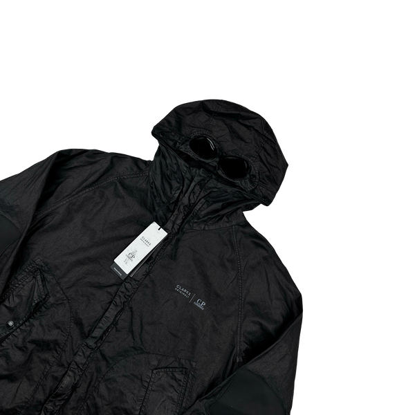 CP Company x Clarks Originals Black Goggle Jacket - Large