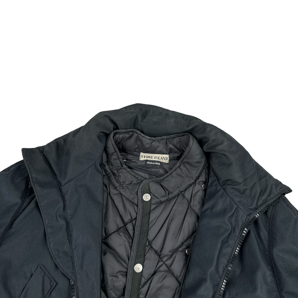 Stone Island Nylam Black Vintage AW2000 Rare Jacket - Large