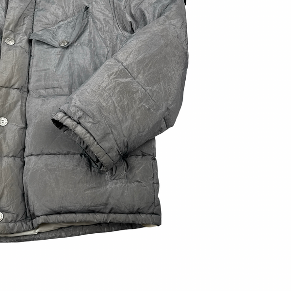 Stone Island 1999 Grey Vintage Pure Metal Jacket - Large