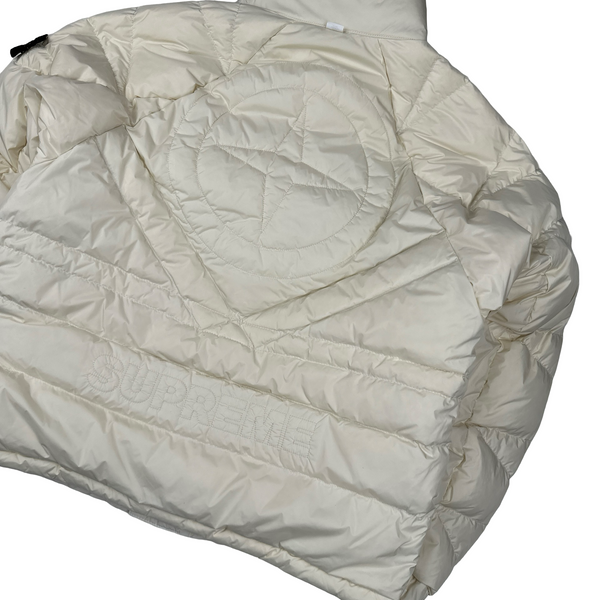 Stone Island x Supreme 2023 Tela Logo Reversible Down Puffer Jacket - Small