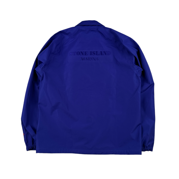 Stone Island Marina Gore Tex Waterproof Spellout Jacket - Large