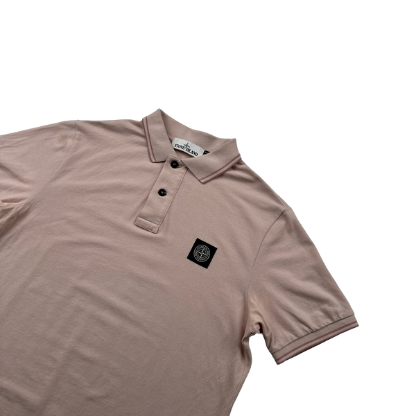 Stone Island Pink Polo Shirt Medium Mat s Island