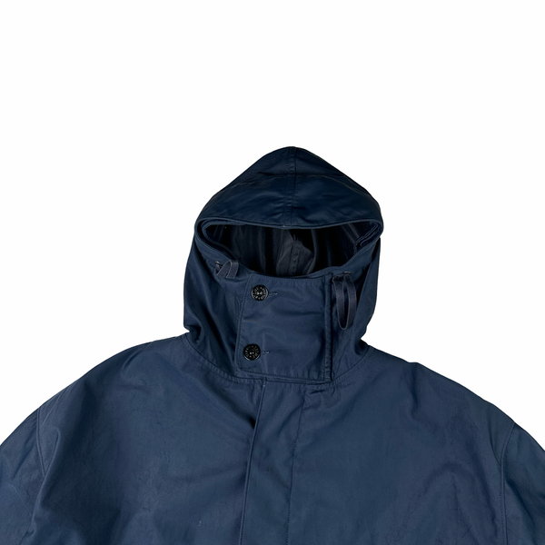 Stone Island 1998 Nylam Hooded Dutch Rope Winter Jacket - Large