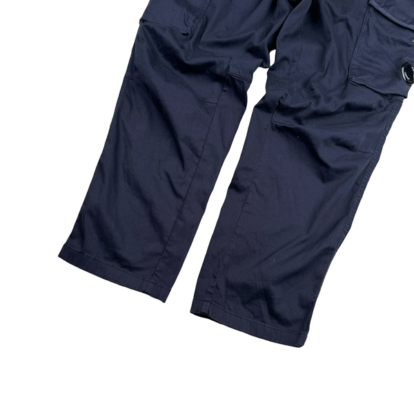 CP Company Navy Loose Fit Lens Viewer Cargos - Medium
