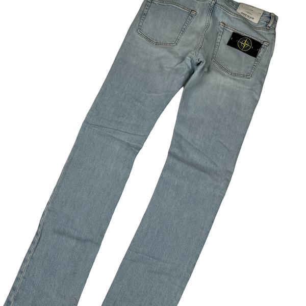 Stone Island 2017 Light Wash Slim Fit Denim Jeans - Small