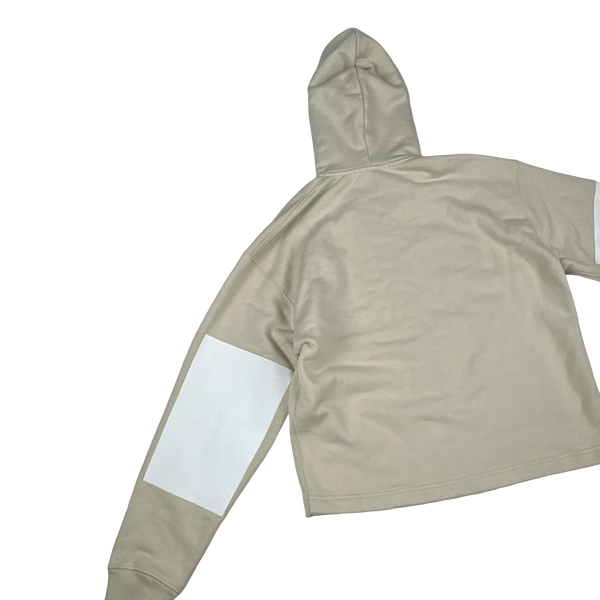 Stone Island 2023 Beige Cotton Heavyweight Marina Hoodie - Small