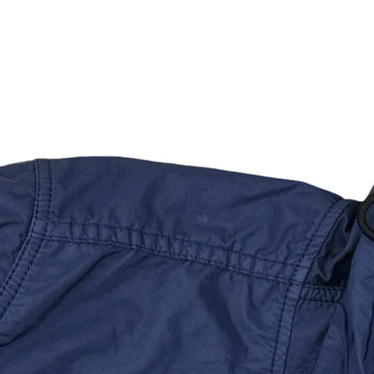 Stone Island 2015 Blue Lamy Flock Velvet Lined Jacket - Medium