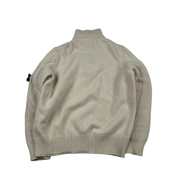 Stone Island 2007 Cream Pullover Knitted Jumper - XXL