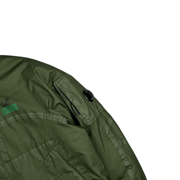 CP Company Green Gore G-Type Ripstop Down Lined Jacket - XL