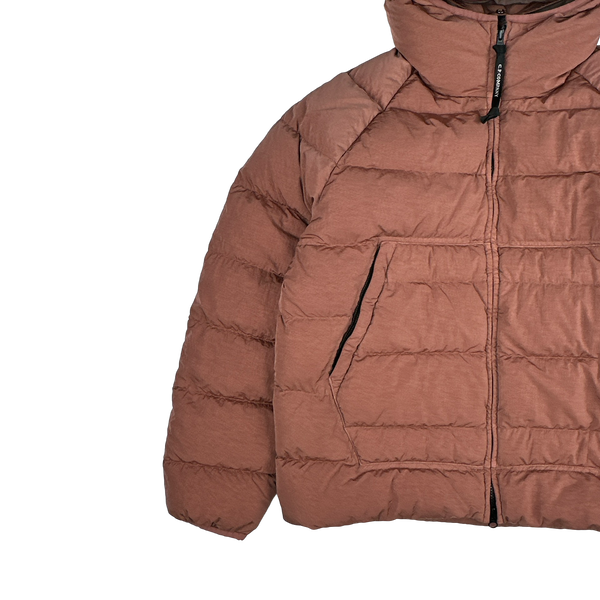 CP Company Dusty Rose ECO CHROME-R Down Filled Puffer Jacket - Medium