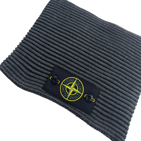 Stone Island 2011 Grey Ribbed Wool Snood