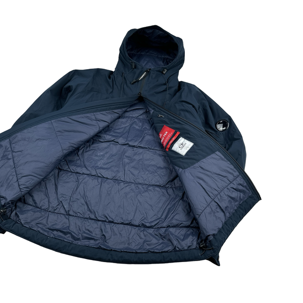 CP Company Navy Pro Tek Hooded Jacket - Large