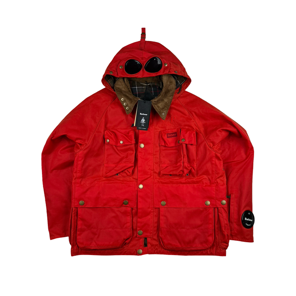 CP Company x Barbour Multi Pocket 500 Mille Waxed Jacket - Medium