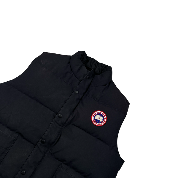 Canada Goose Black Garson Down Filled Gilet - Large