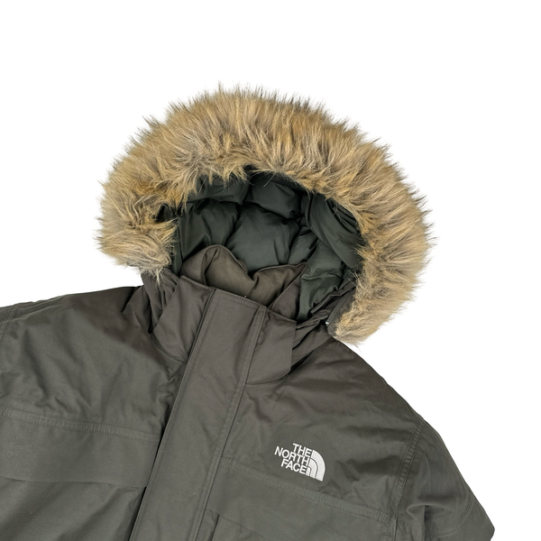 North Face Khaki Hyvent McMurdo Down Filled Parka Jacket - Medium