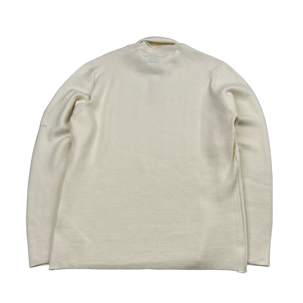 CP Company Beige Light Weight Roll Neck Jumper - XL