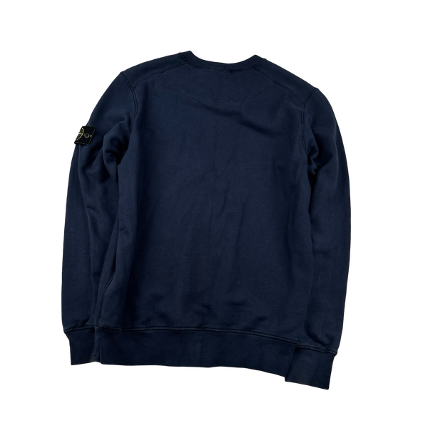 Stone Island 2020 Navy Crewneck Sweatshirt - Large