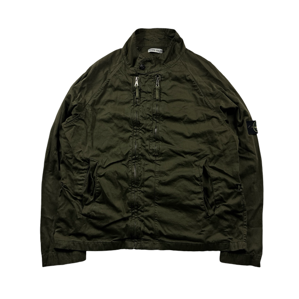 Stone Island 2001 Brown Raso Gommato Jacket - Small – Mat's