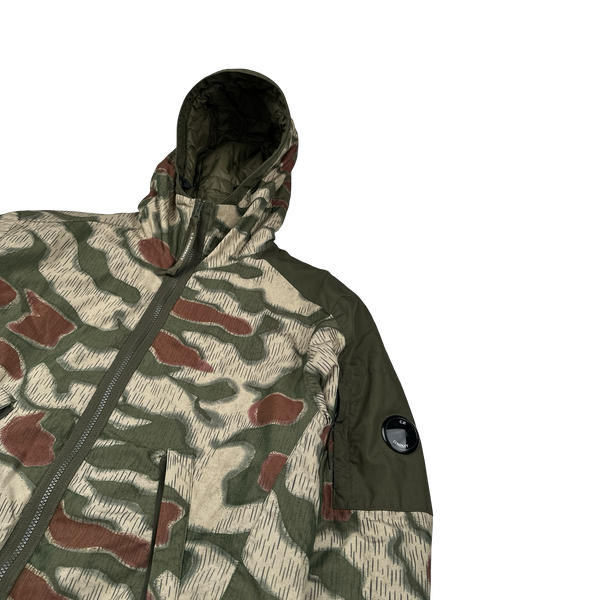 CP Company 50 Fili Woodland Camo Hooded Jacket - Large