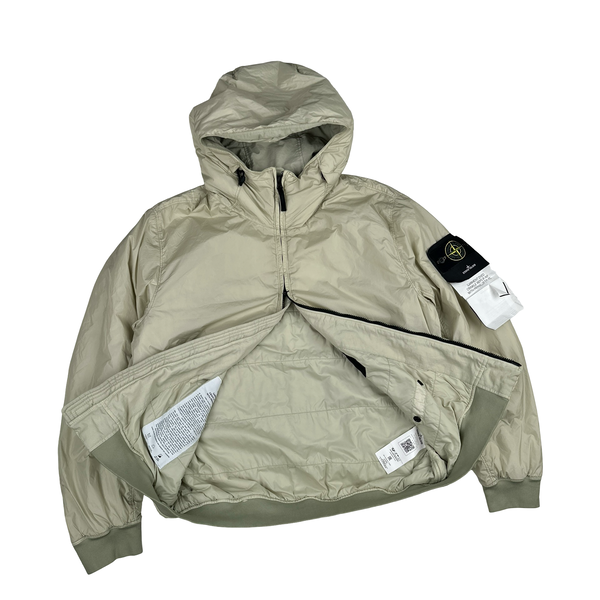 Stone Island 2024 Tan Crinkle R-NY Primaloft Jacket - Large