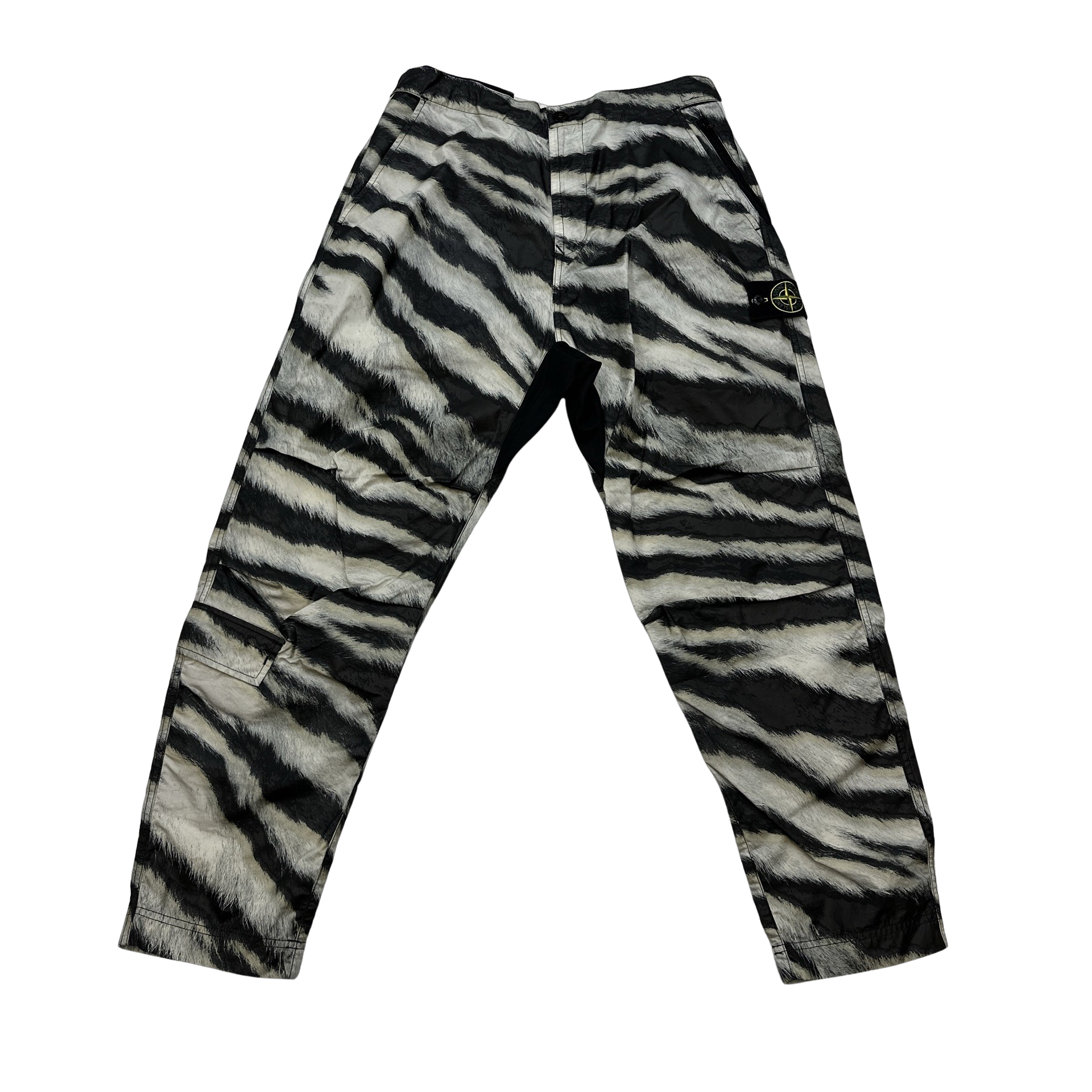 Stone Island White Tiger Camo Nylon Cargos - 32
