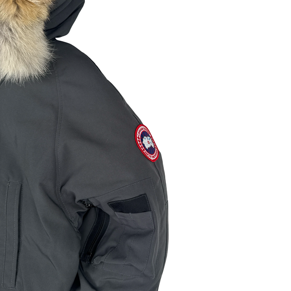 Canada Goose Grey Chilliwack Bomber Parka Jacket - Small