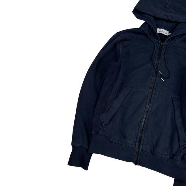 Stone Island 2013 Navy Cotton Zipped Jumper - Small
