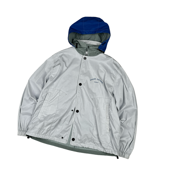 Stone Island Nylon Metal Reflective Marina Jacket - Large