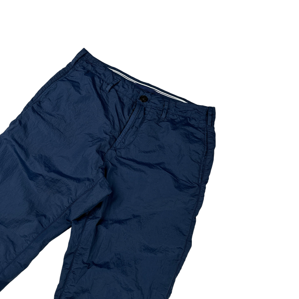 Stone Island 2019 Blue SI PA/PL Seersucker-TC Blazer Trousers Suit - Medium