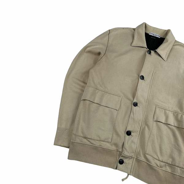 Stone Island 2006 Vintage Beige Cotton Buttoned Jacket - XL