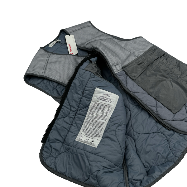 Stone Island 2021 Modified Panama 6/3 HT Nylon Primaloft TC Gilet - Medium