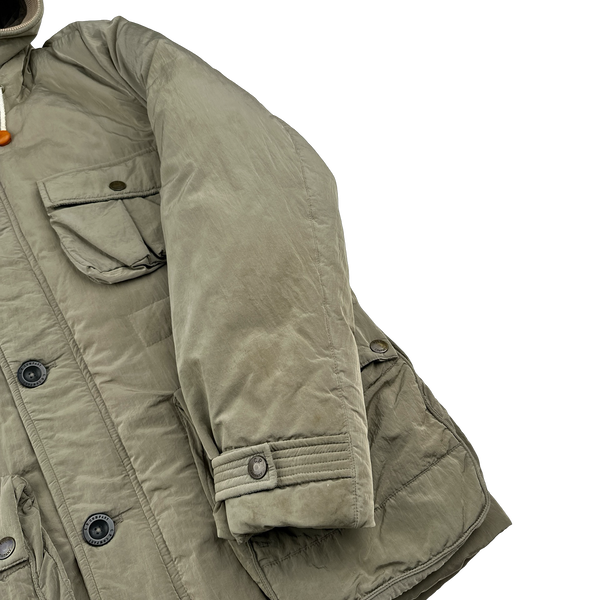 CP Company 2010 Beige Chrome Down Filled Puffer Jacket - Medium
